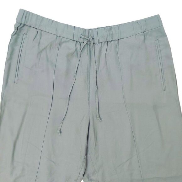 Ryegrass Luxe Jogger Pants Womens Large Green High Rise Flat Front Rayon Relaxed - Picture 3 of 12